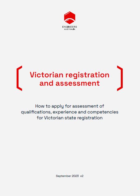 Cover of the guide to Victorian registration assessment